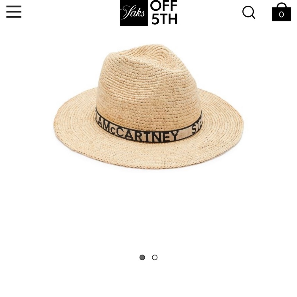 Stella McCartney Tan Straw Hat